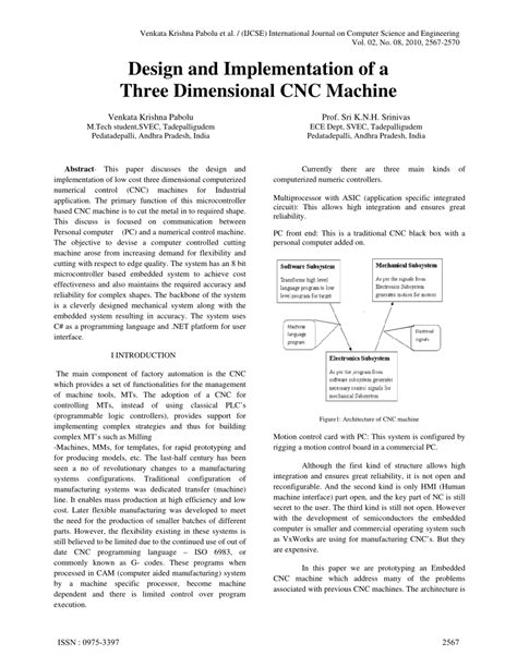 cnc thesis|DESIGN AND ANALYSIS OF A CNC SYSTEM FOR .